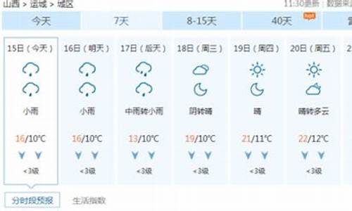 运城天气预报7天_运城天气预报7天查询百度